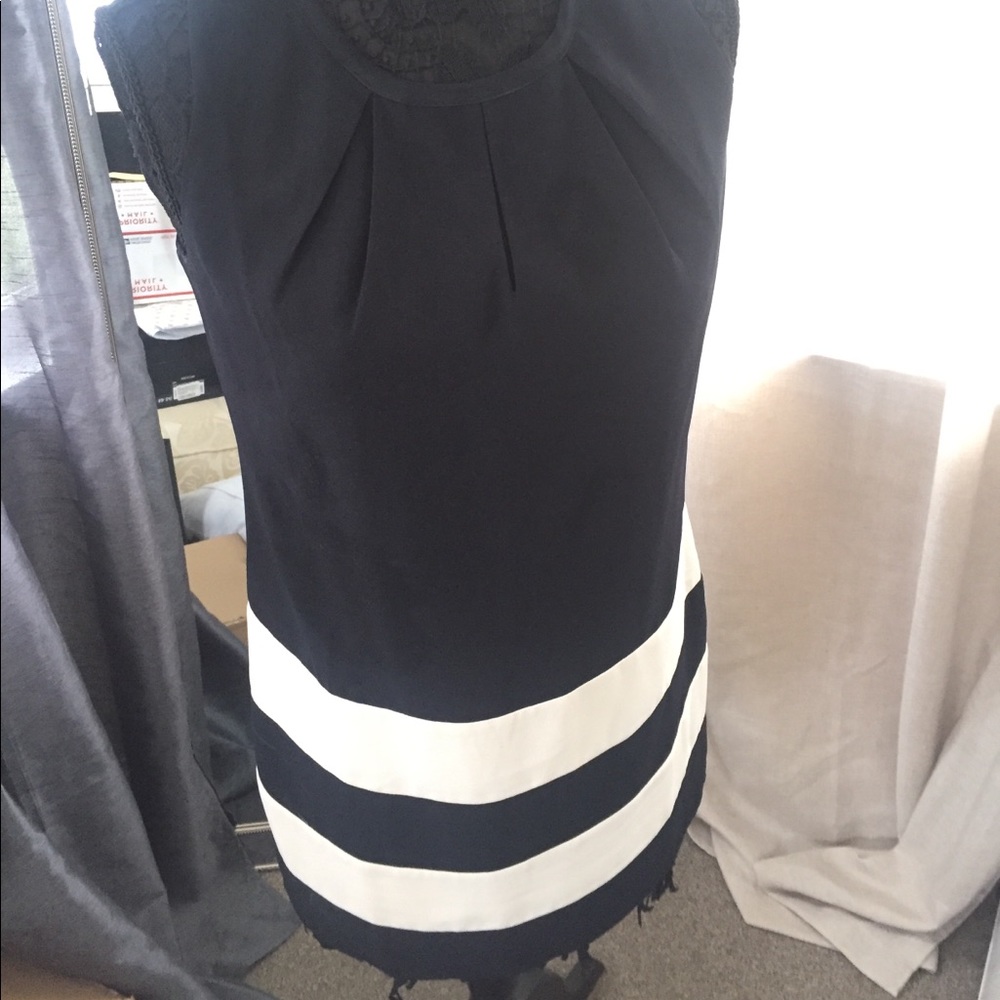 Horizontal stripes dress